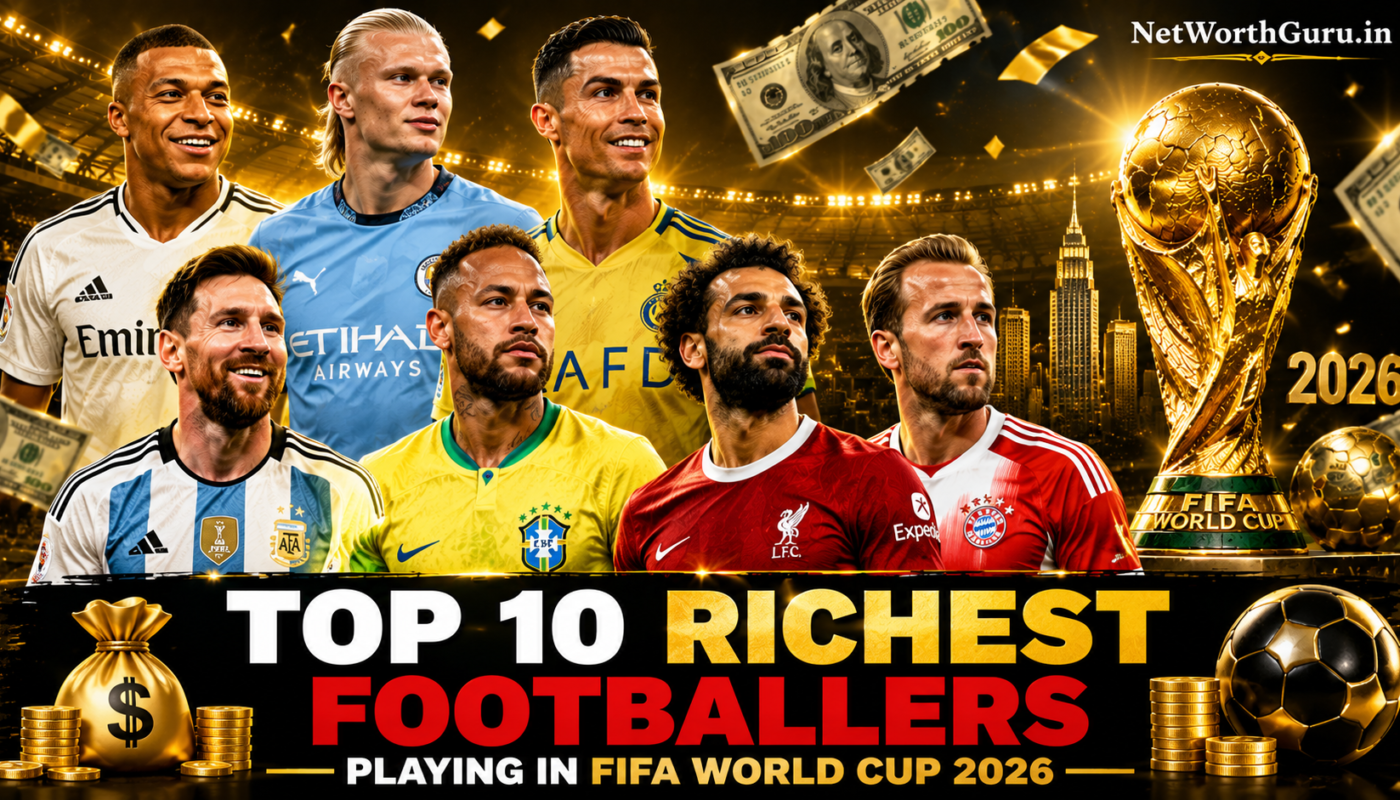 Top 10 Richest Footballers Playing in FIFA World Cup 2026